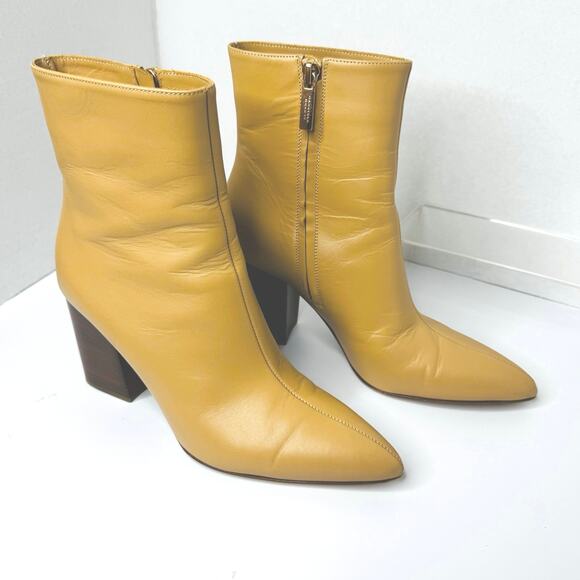 Gabriela Hearst Rio Tan Leather Ankle Boots Women’s Size 37 - Picture 3 of 9